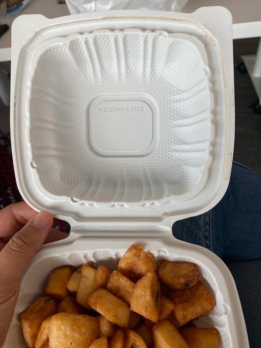 Potatoes with Garlic Sauce, BASHA Metrotown