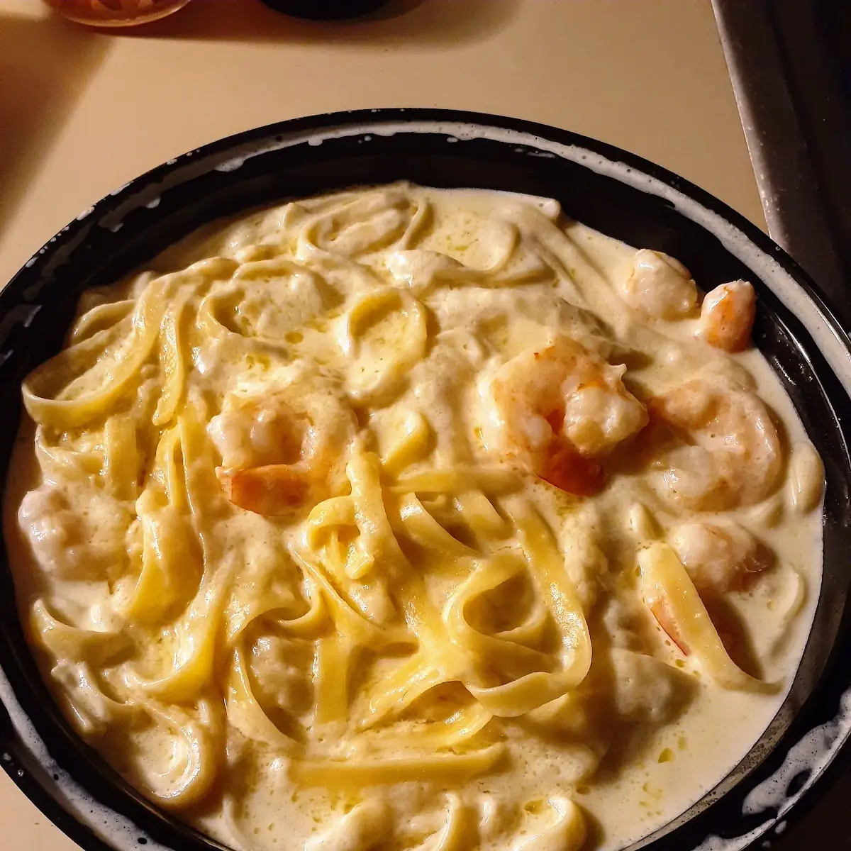Shrimp Fettuccine Alfredo