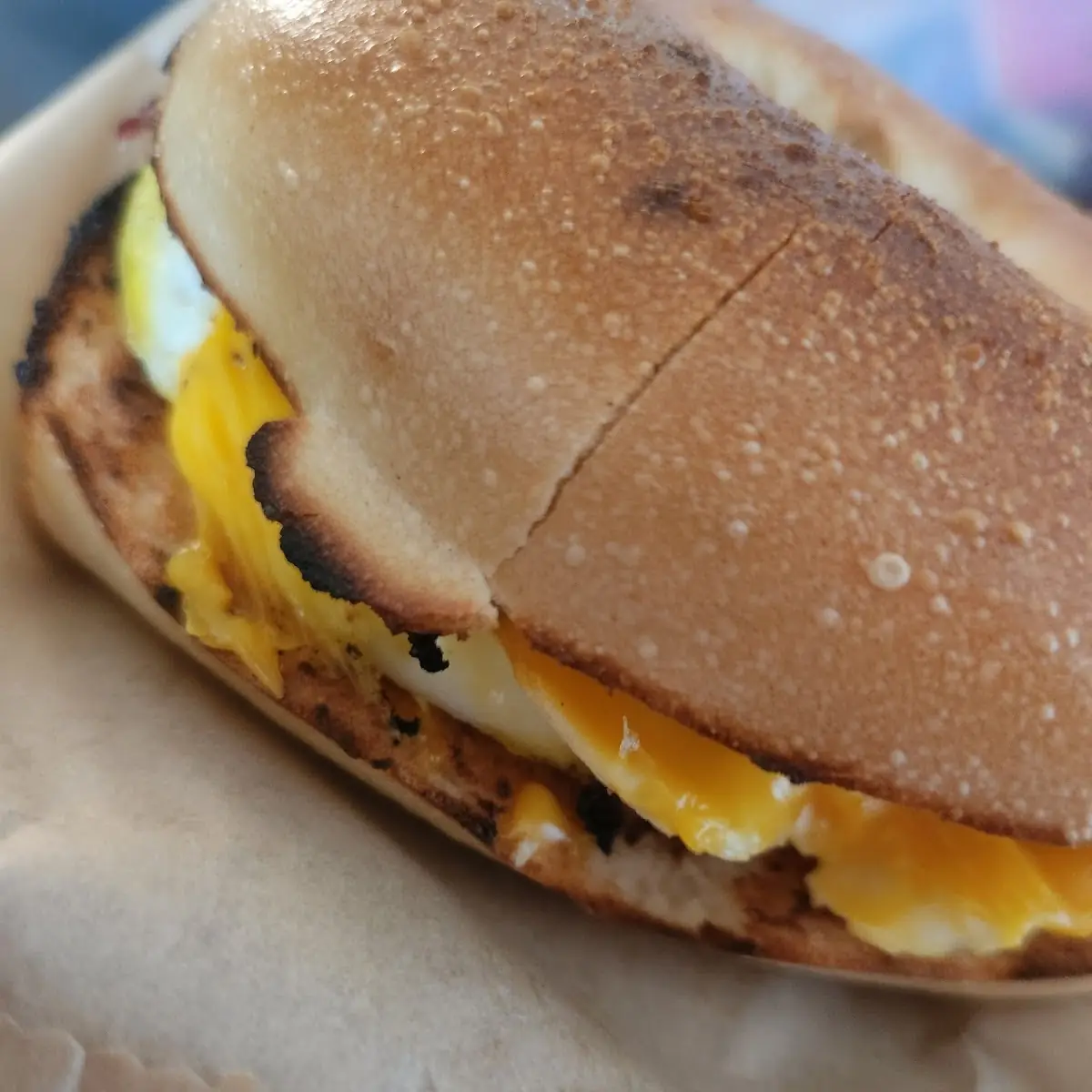 Bacon Egg & Cheese on Plain Bagel