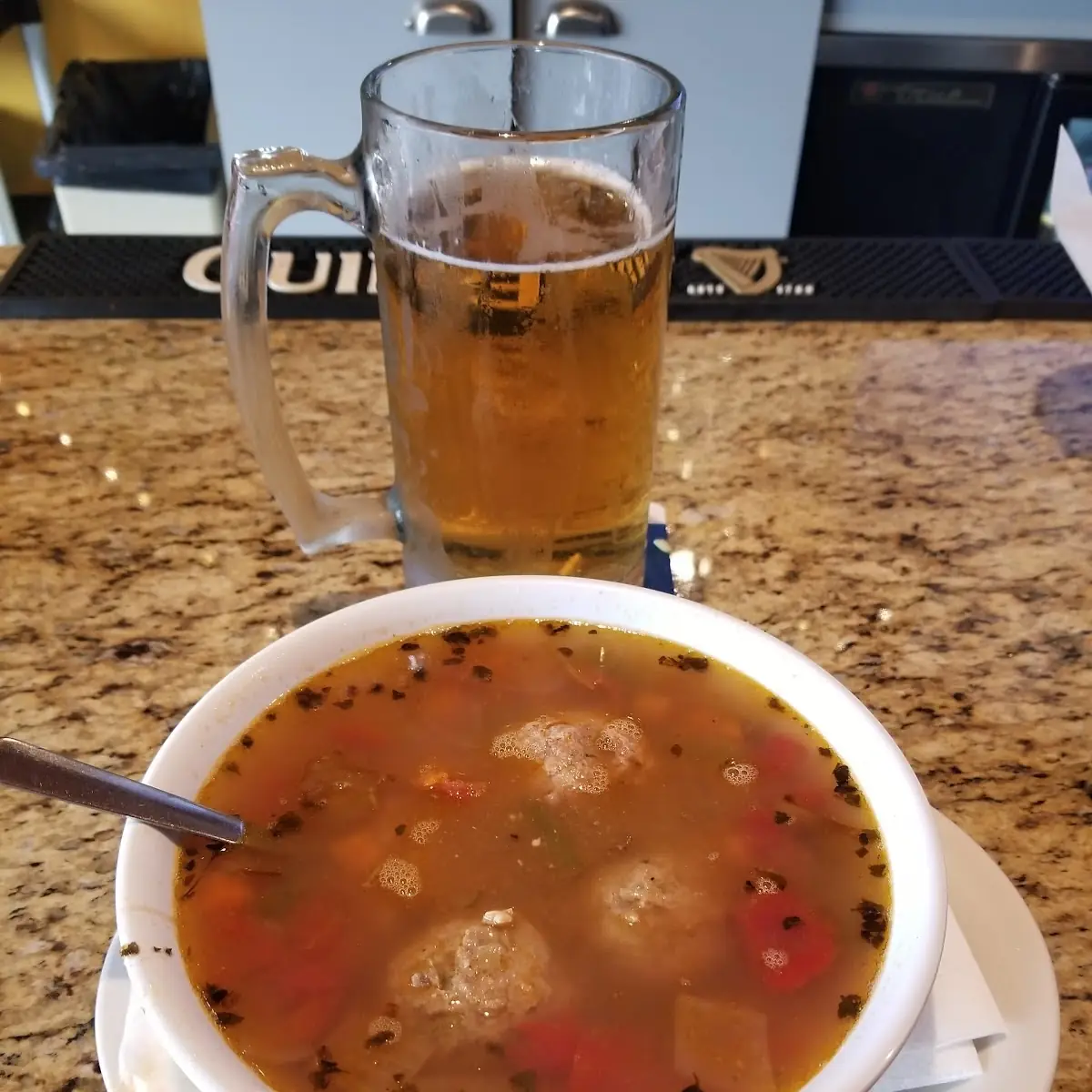 Cup Albondigas Soup