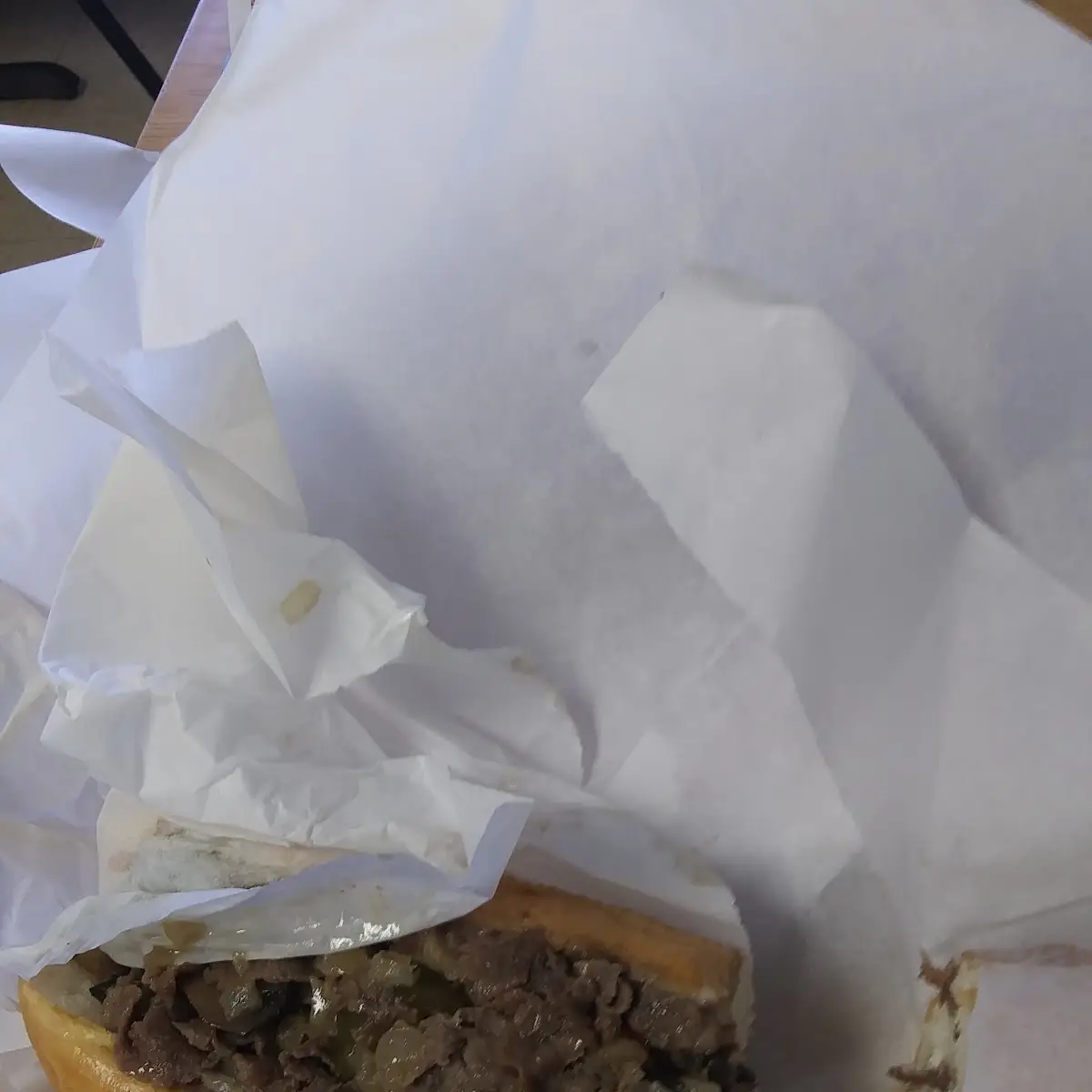 Famous Philly Cheese Steak Sandwich