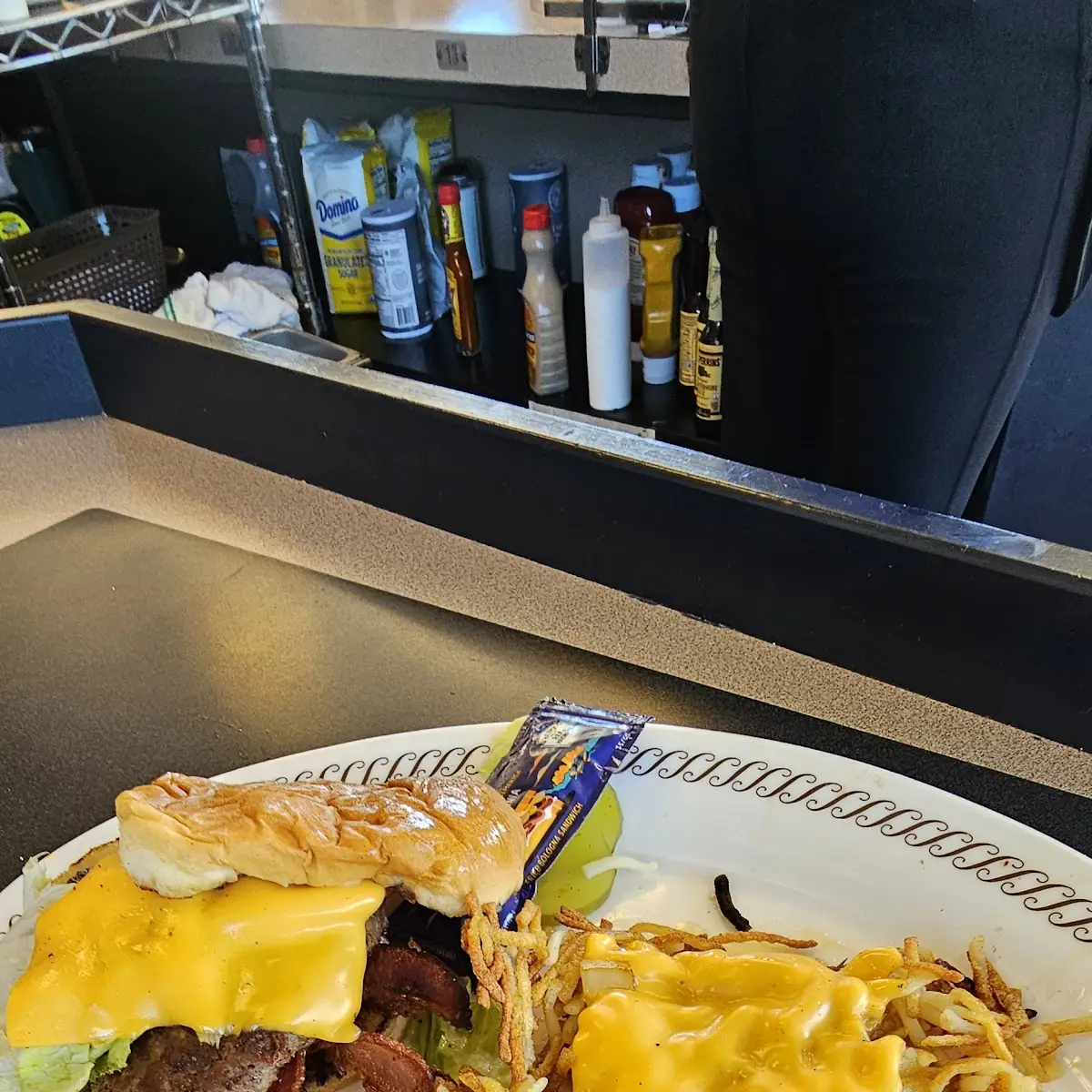 Bacon Cheeseburger Deluxe with Covered Hash Brown