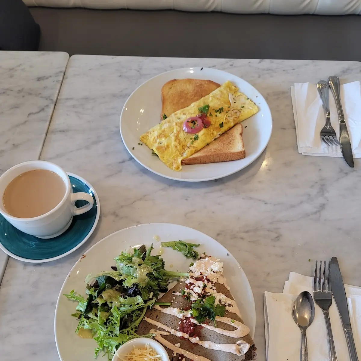 Chicken Enchilada Crepe