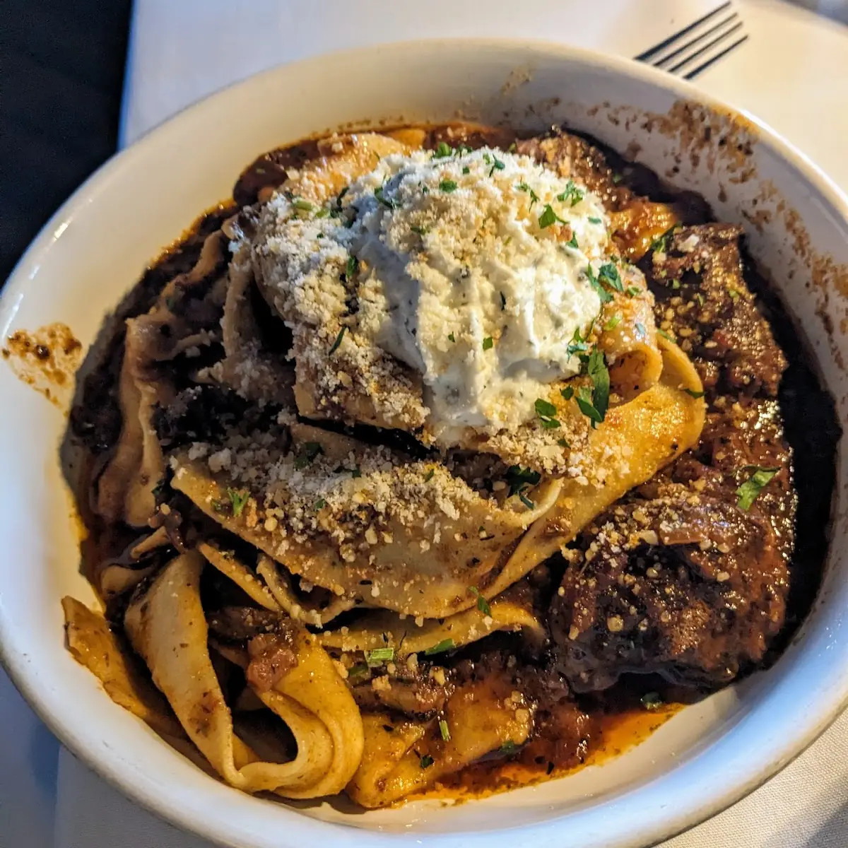 Short Rib Parpadelle