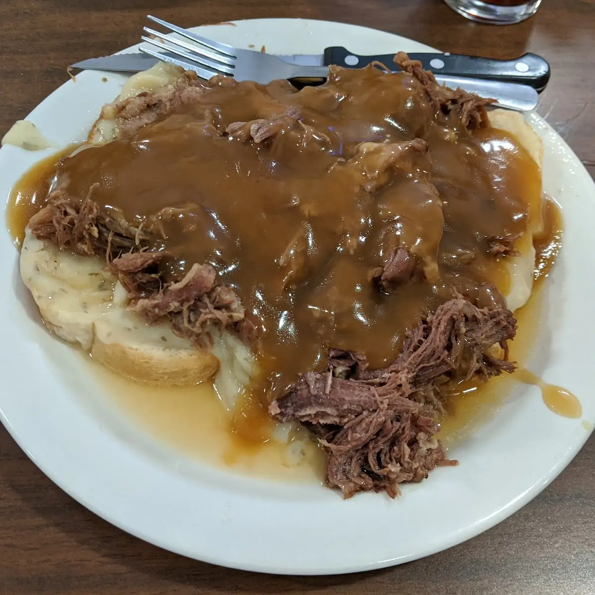Open Faced Steak Sandwich Special