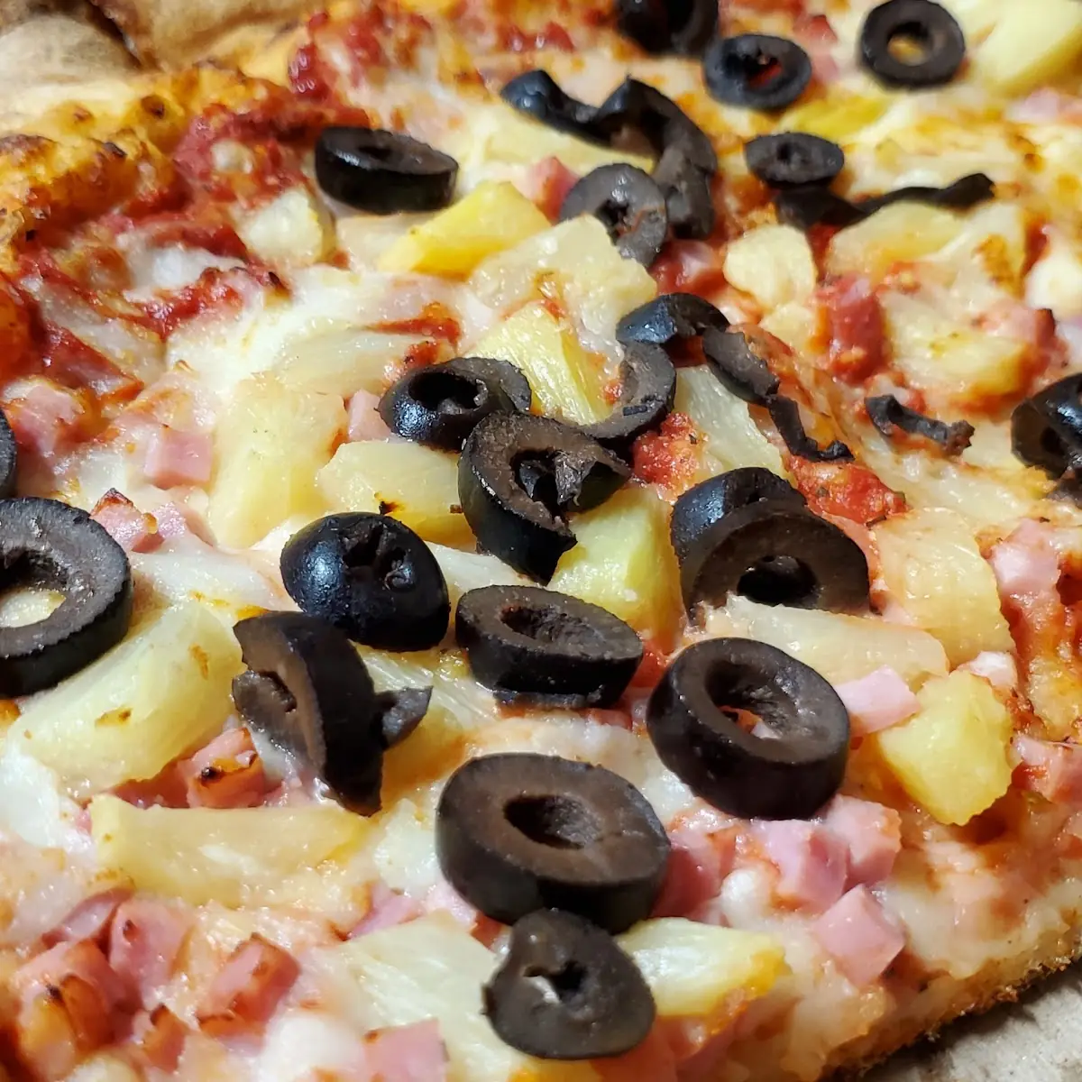 Pineapple and Olive Pizza