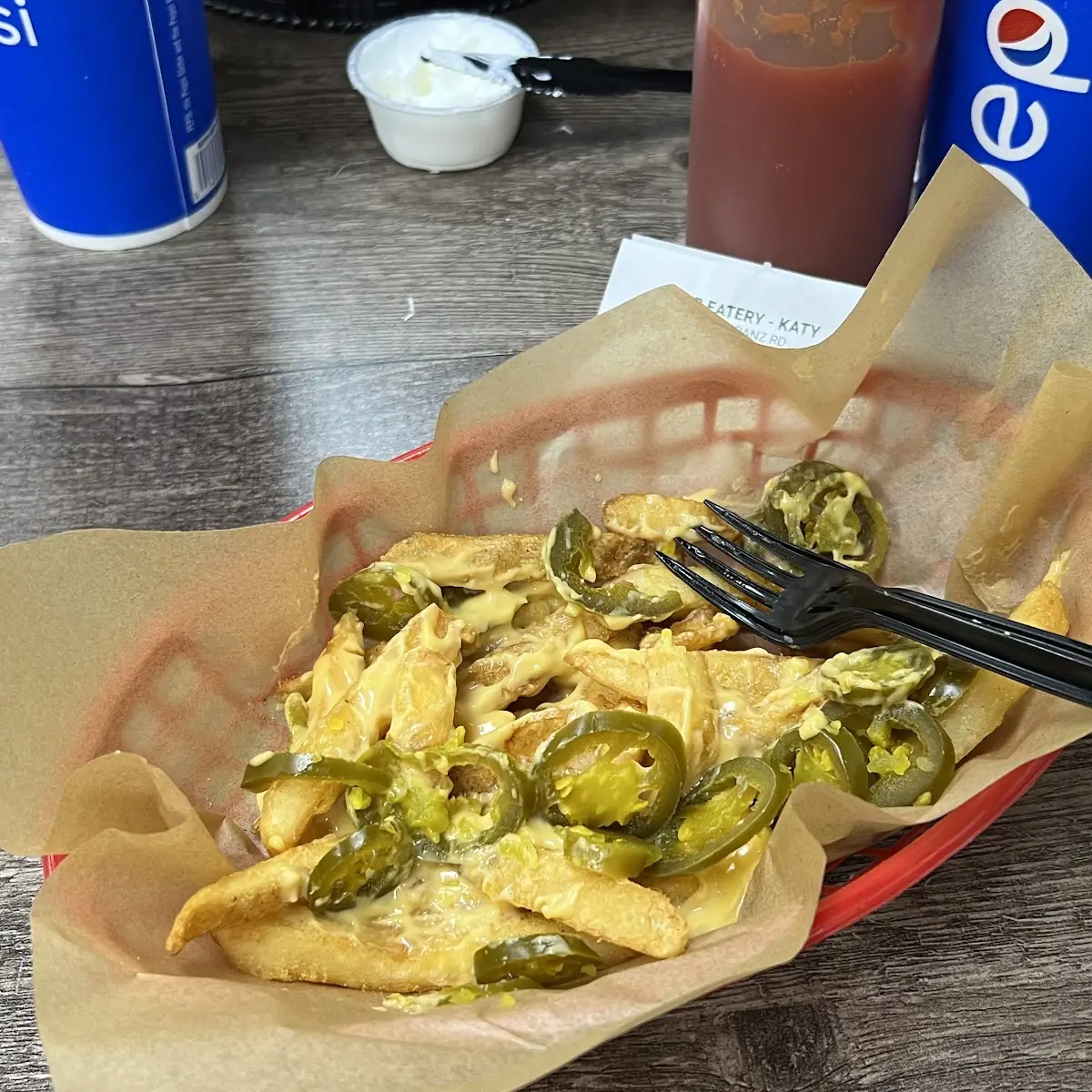 Cheese Fries with Jalapenos