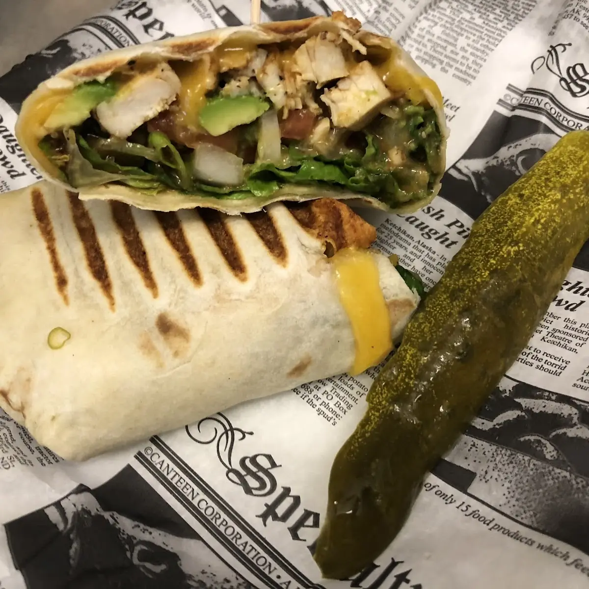 Hummus Veggie Wrap