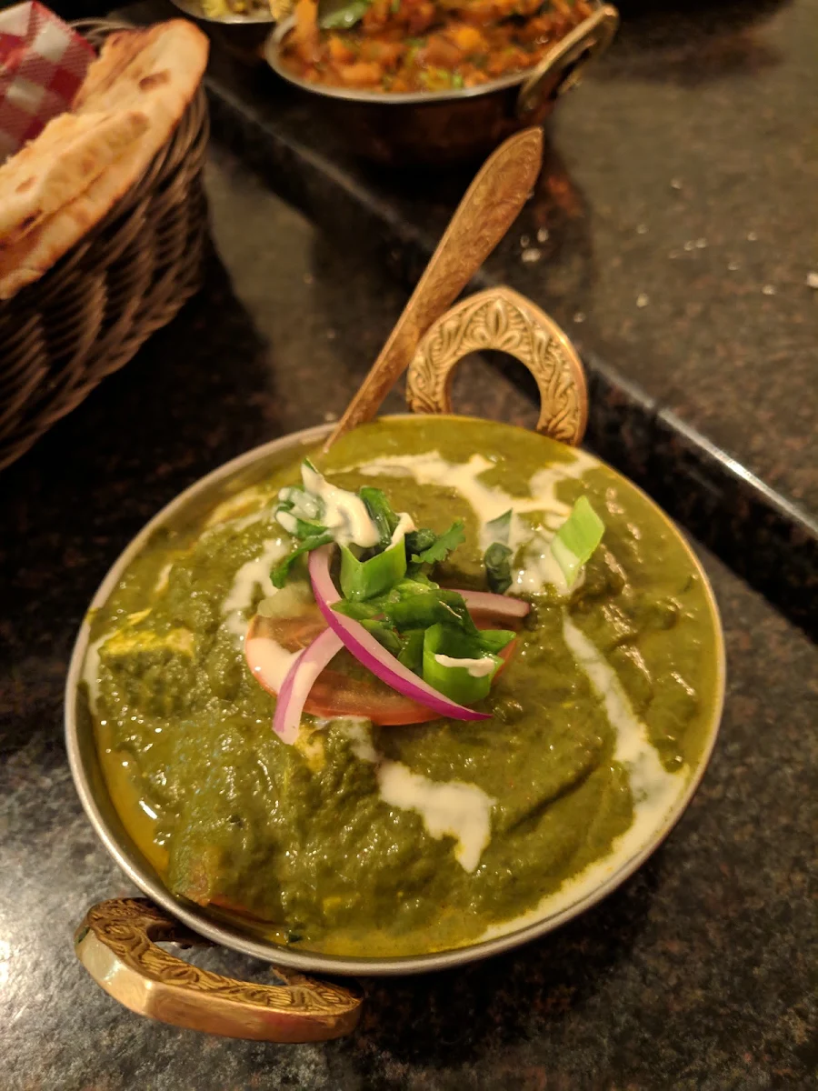 Saag Paneer, Albany Indian Tandoori Restaurant since 2011