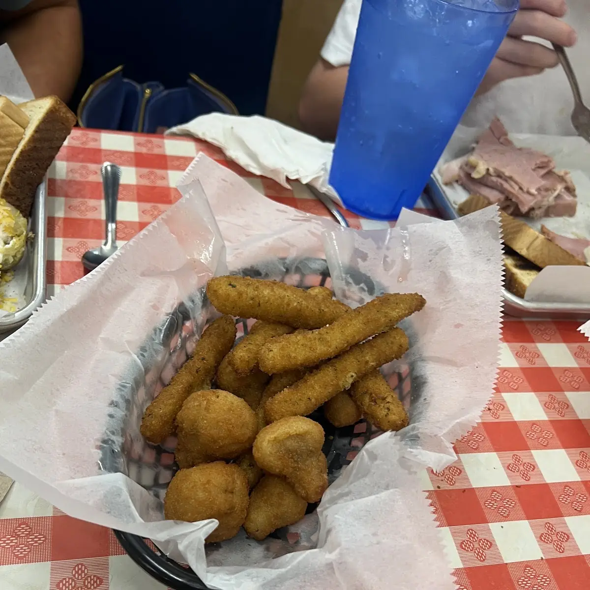 Fried Mushrooms and Zucchini