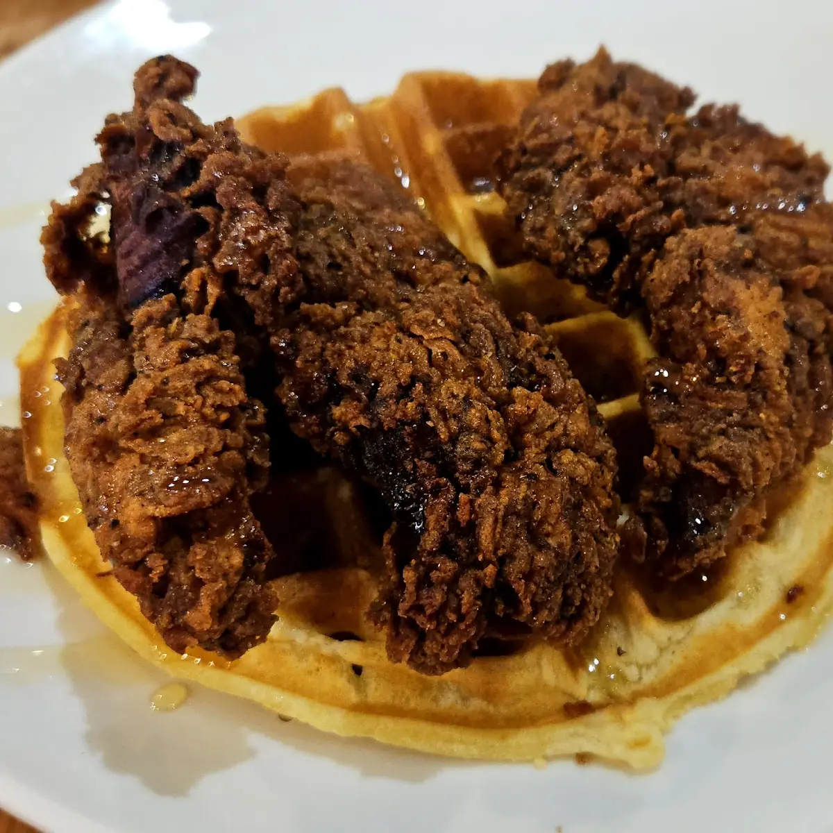 Crispy Fried Chicken and Waffle