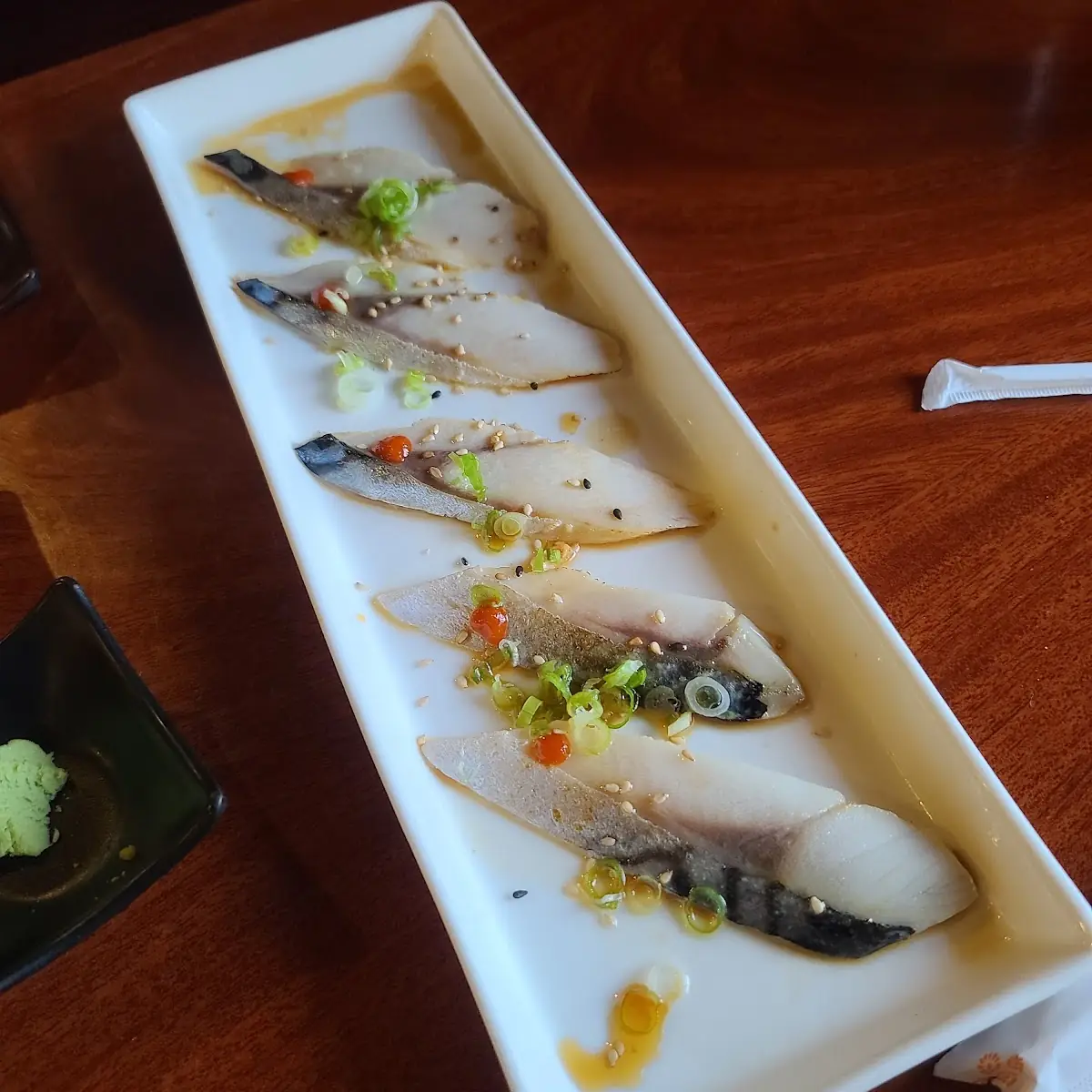 Mackerel Sashimi