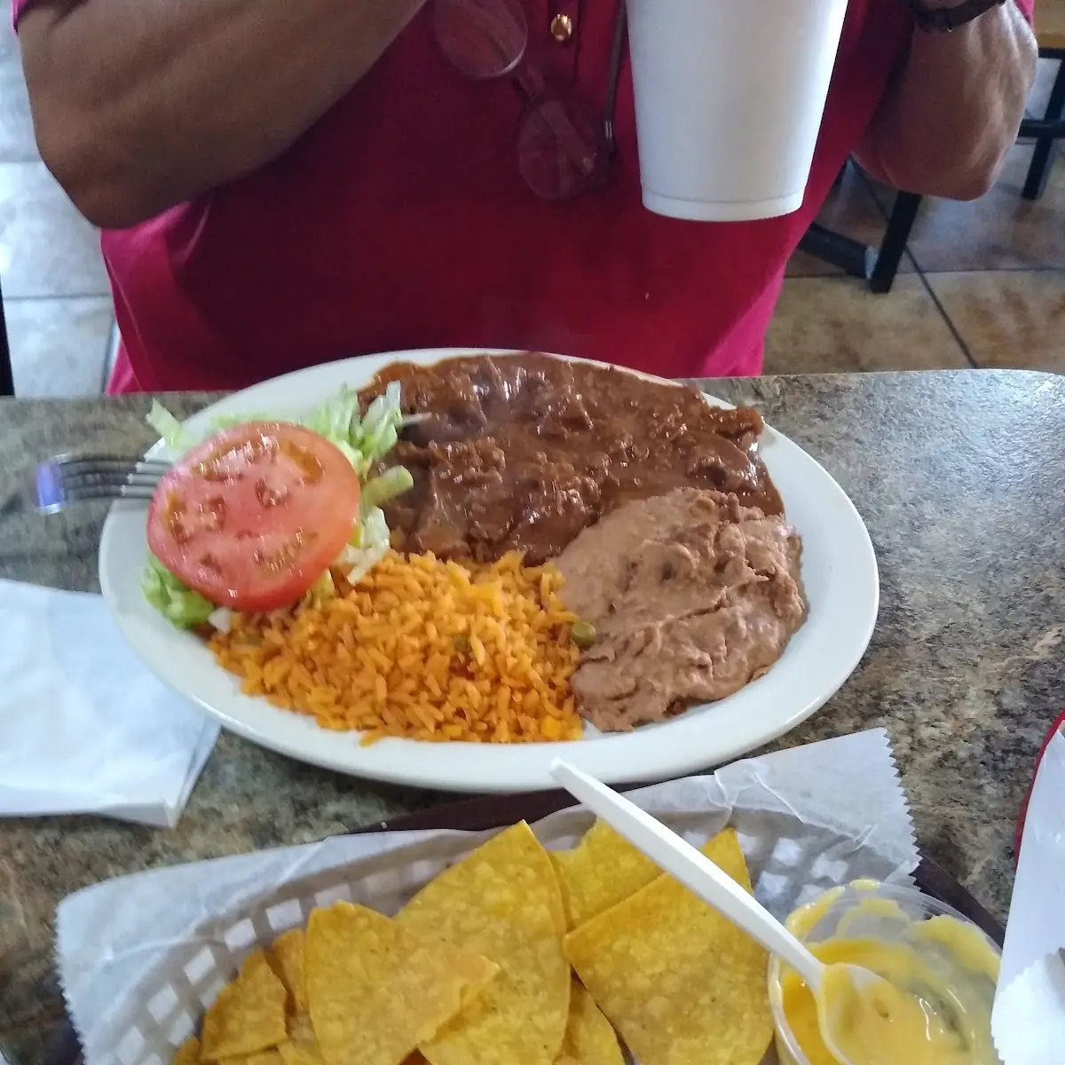 Carne Guisada Plate