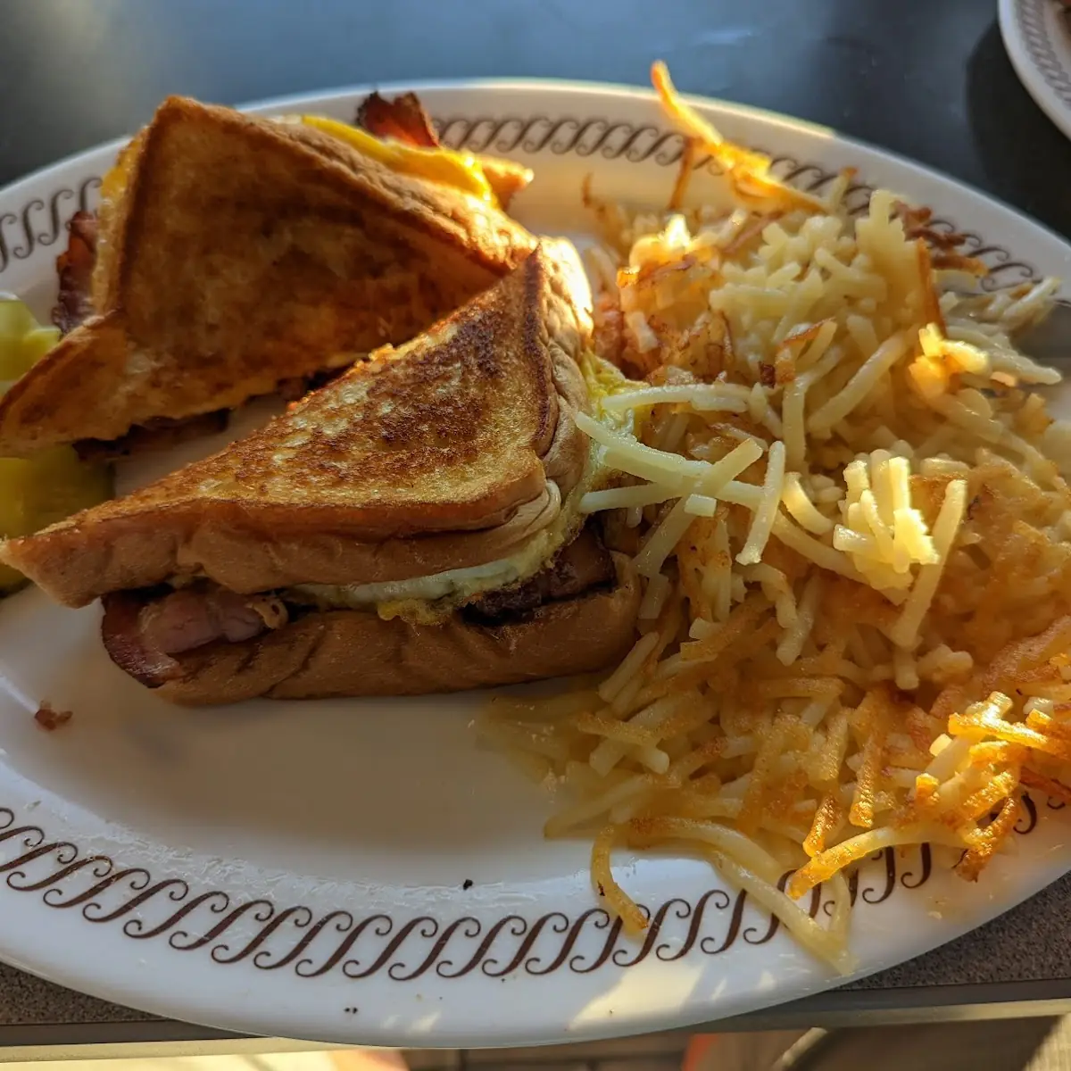 Bacon Egg and Cheese Texas Toast