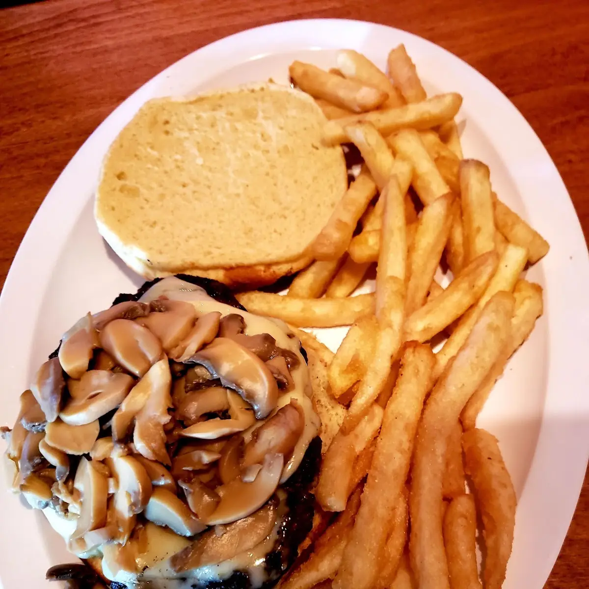 Mushroom Swiss Burger
