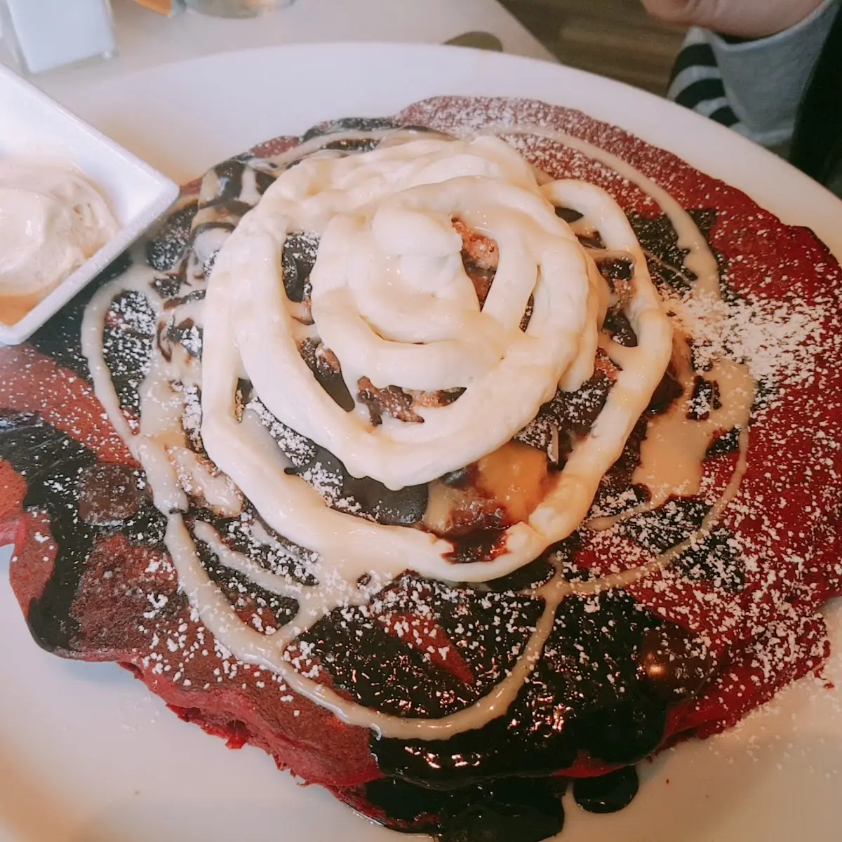 Red Velvet Pancakes