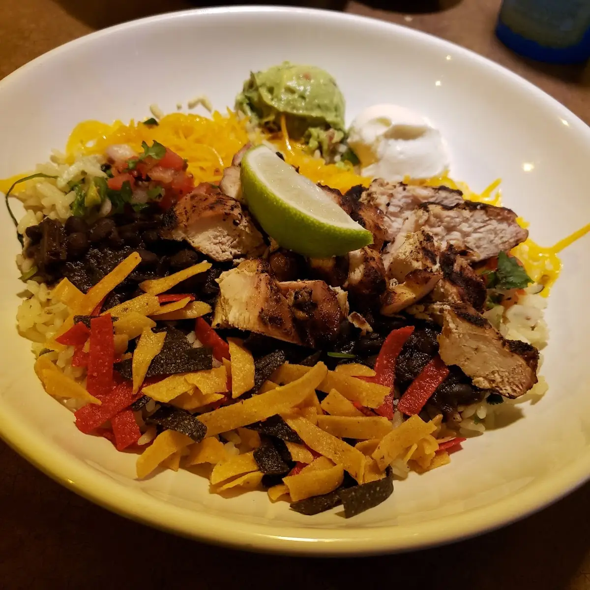 Cilantro Chicken and Lime Rice Bowl