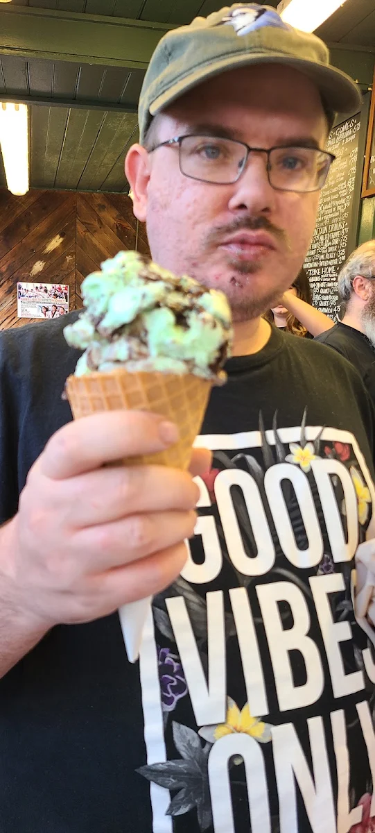 Green Monster Ice Cream Cone