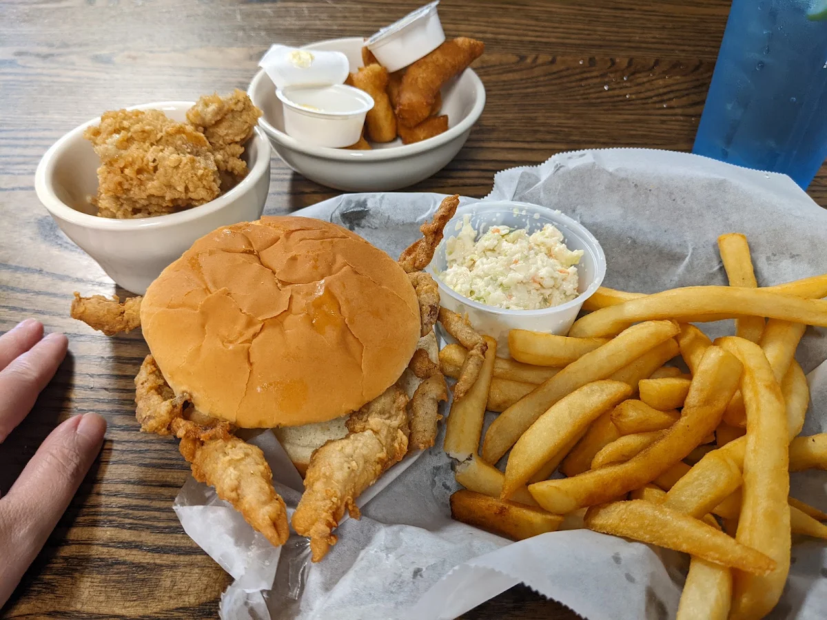 Soft Shell Crab Fried Oysters
