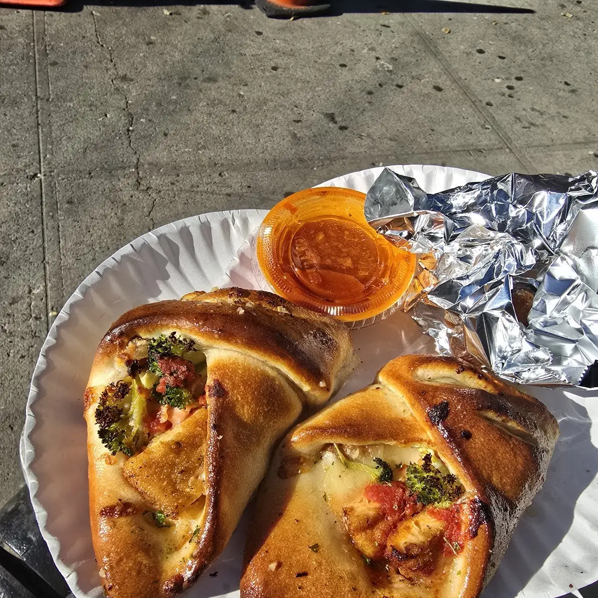 Veggie Calzone with Mixed Vegetables