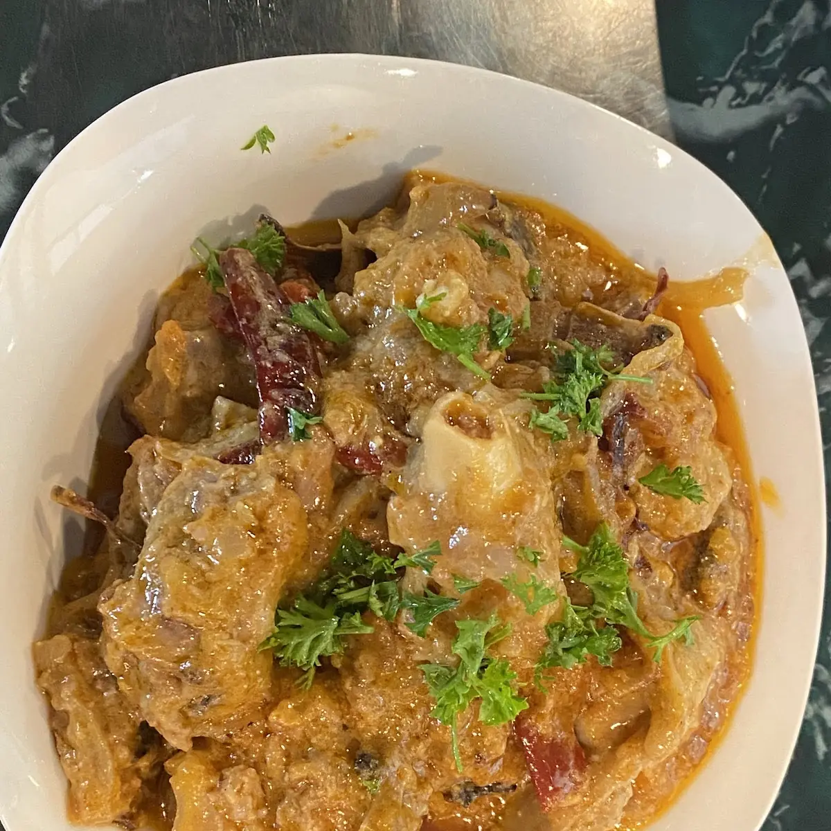 Half Tray Mutton Curry