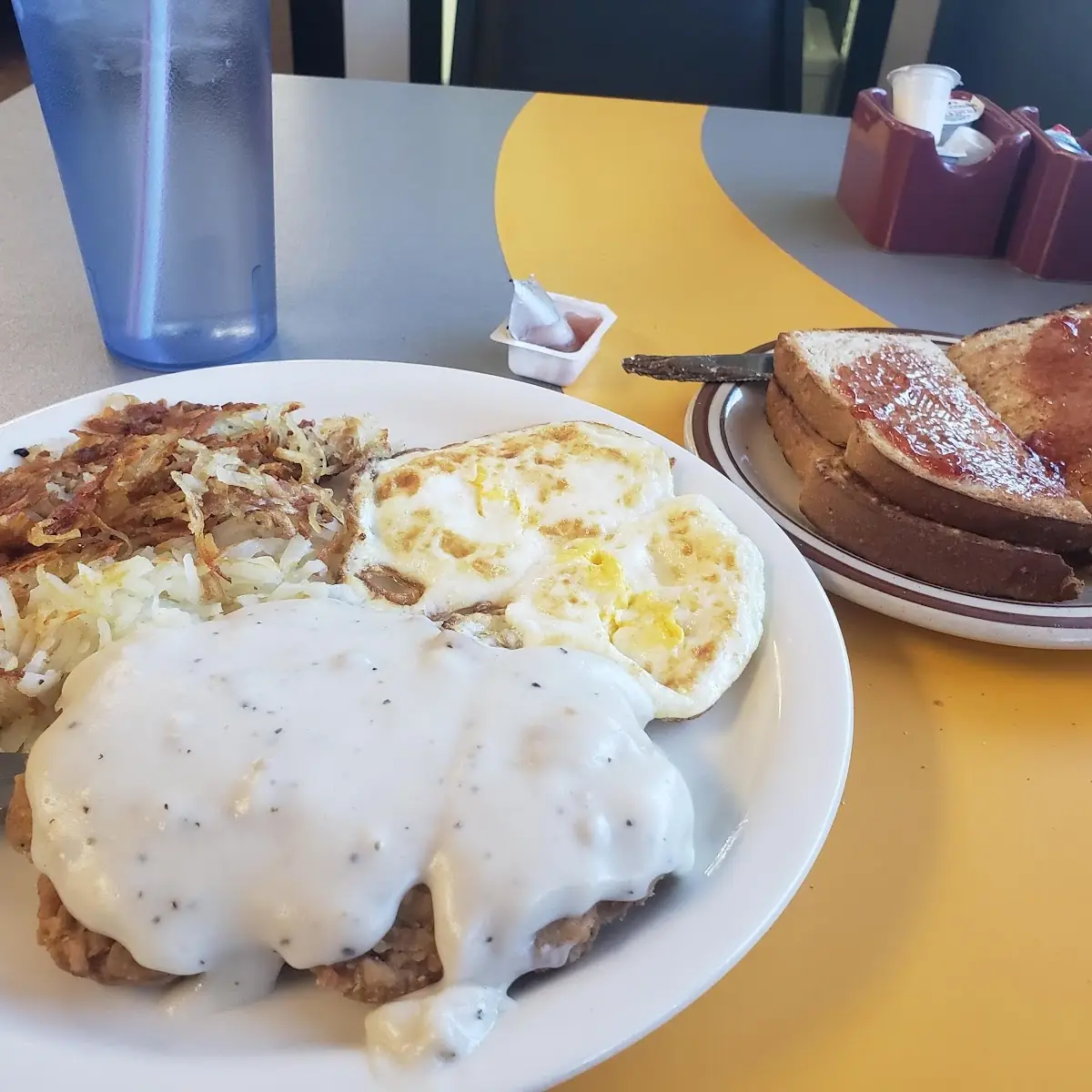 Chicken Fried Steak and Eggs