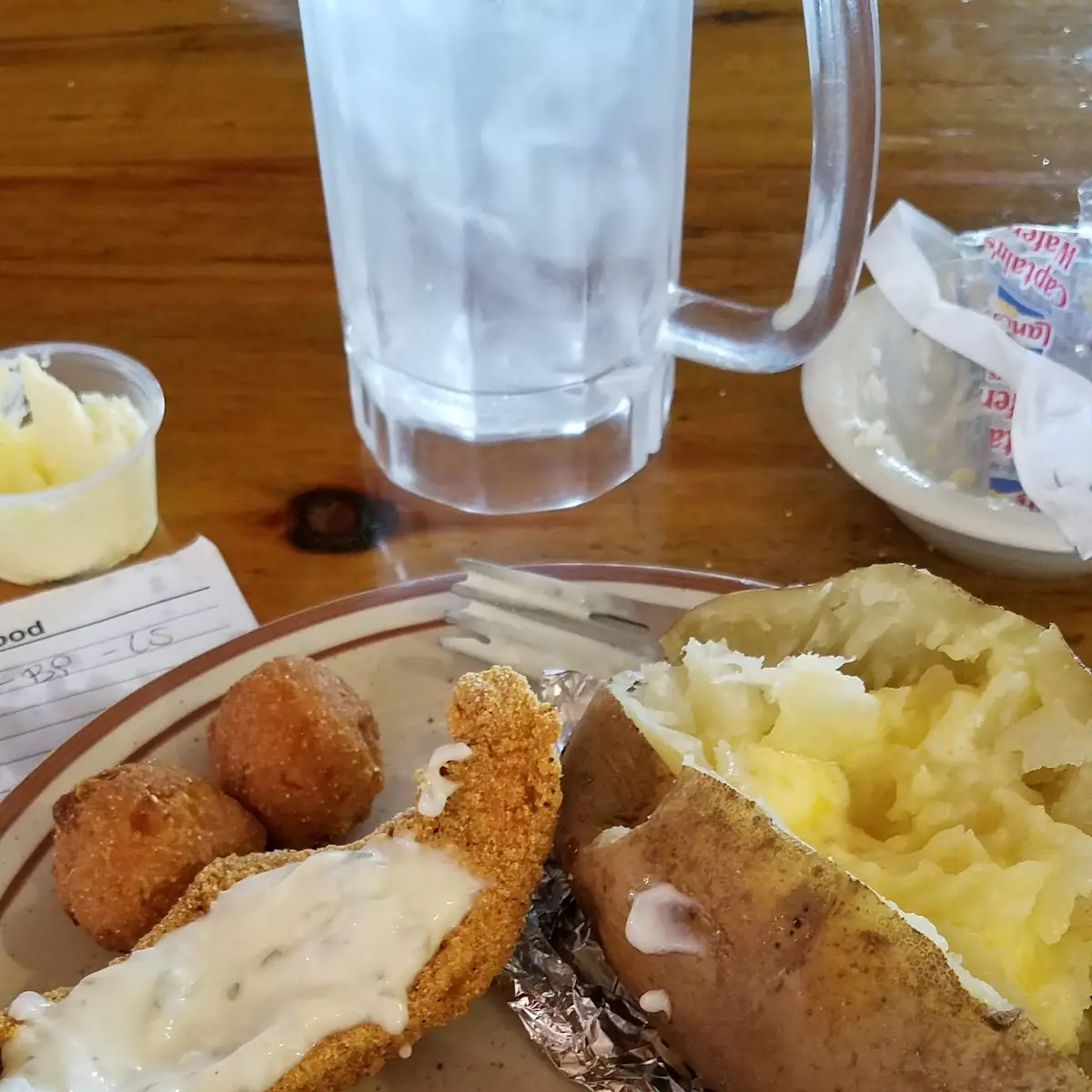 Catfish Baked Potato