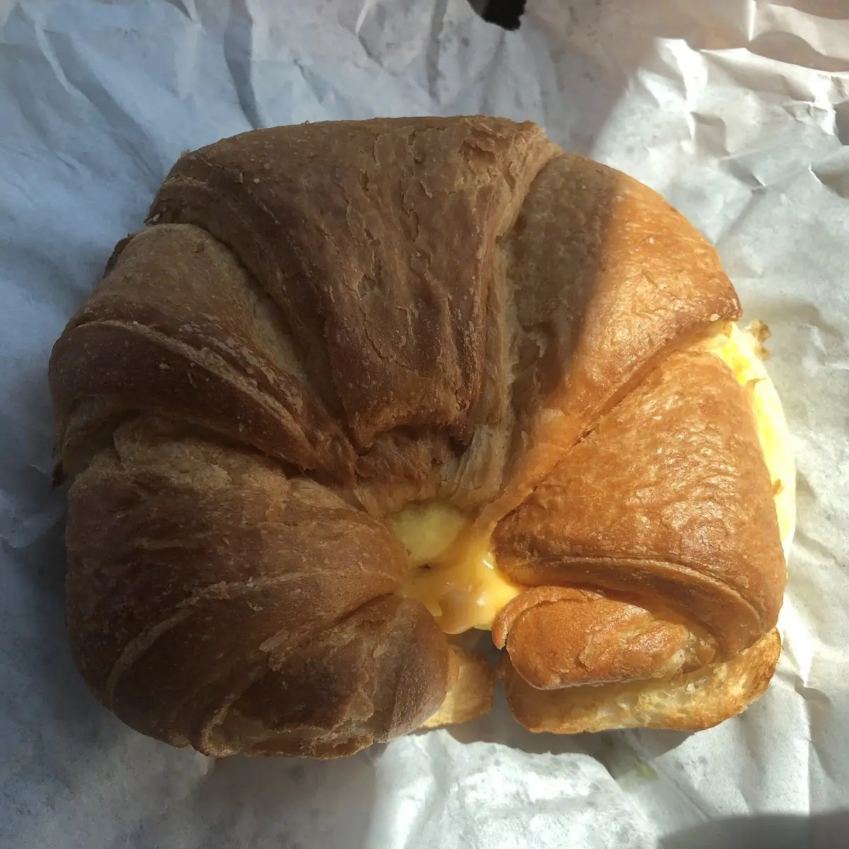 Sausage Egg and Cheese Croissant