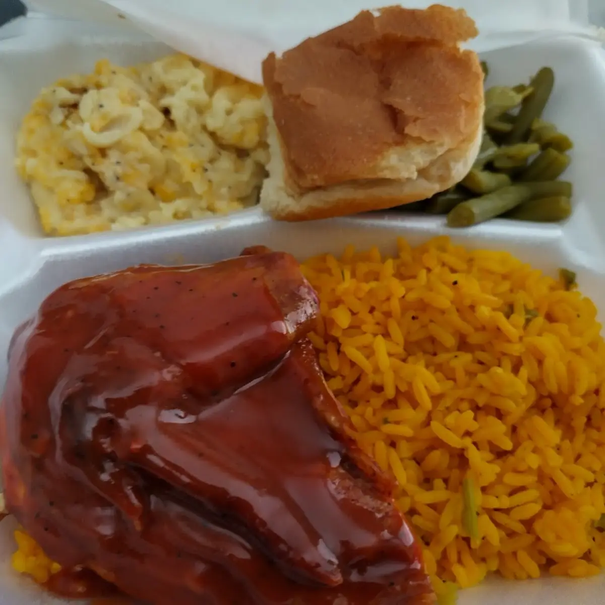 BBQ Chicken Dinner Plate