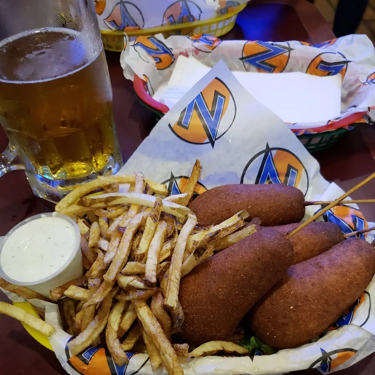Zipps Dogs - Corn Dog Basket