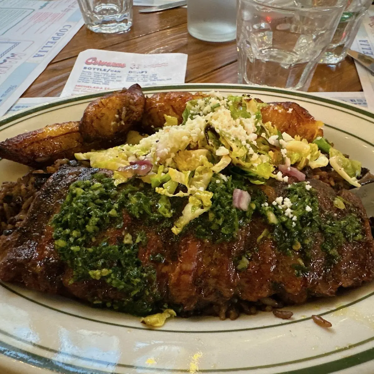 Churrasco Skirt Steak with Rice and Beans