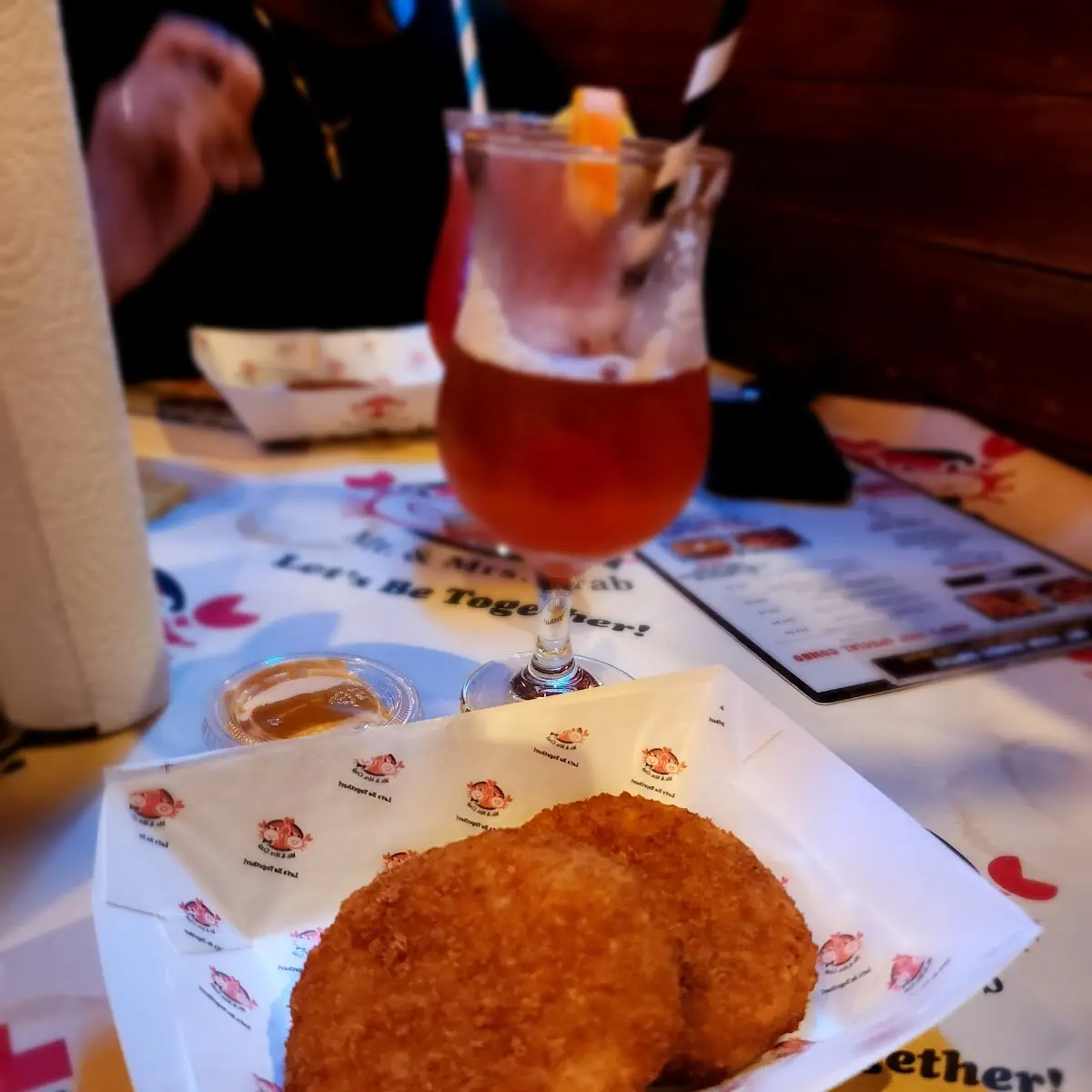 Crab Cakes with Rum Runner