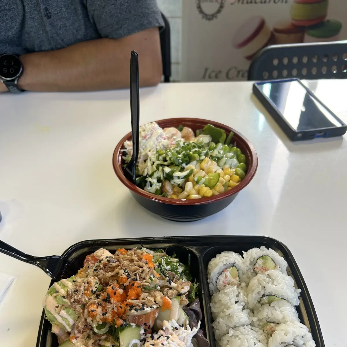 Sushi Rolls and Poke Bowl