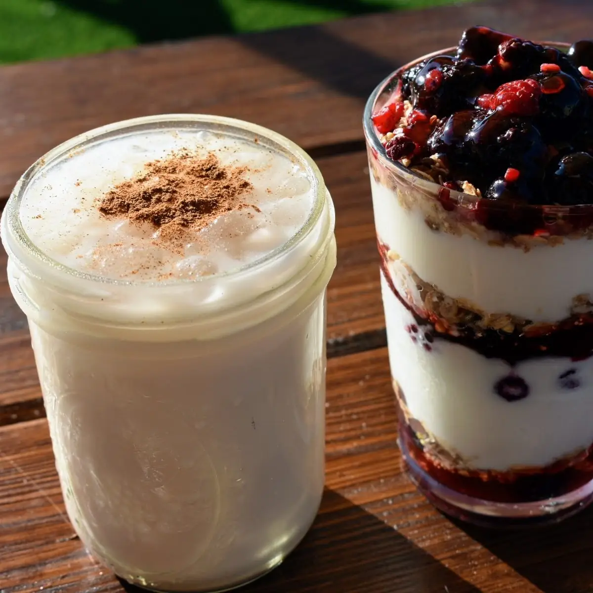 Horchata Fruit Granola Parfait