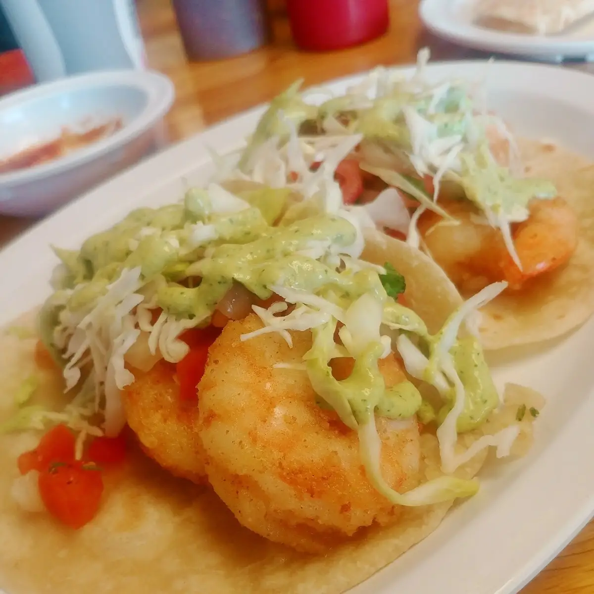 Spicy Fried Shrimp Taco