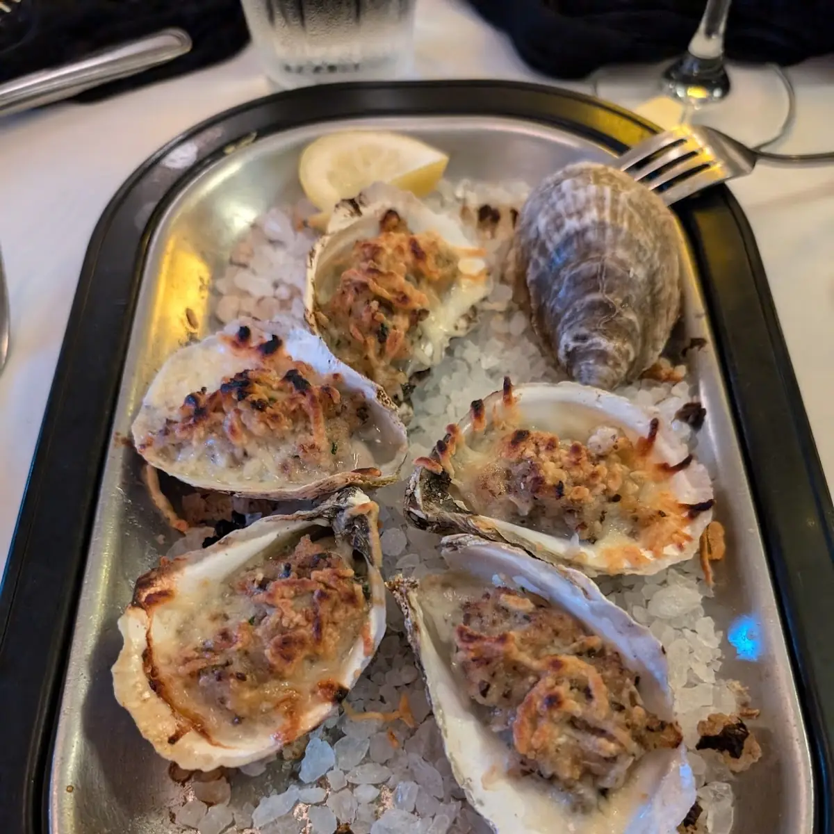 Char Broiled Oysters