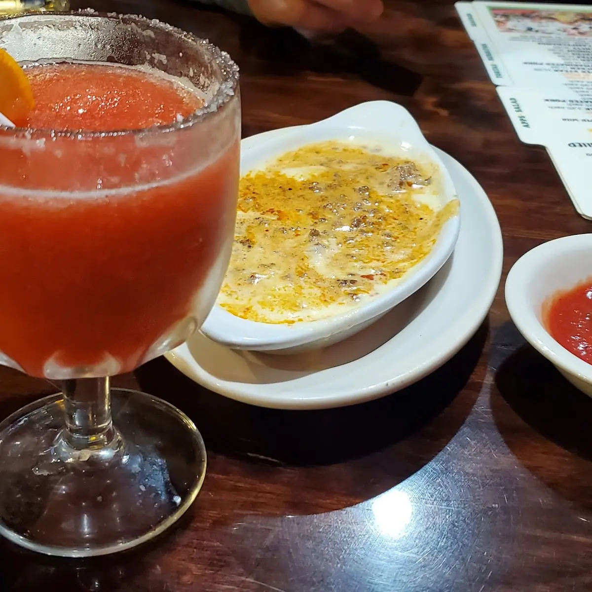 Strawberry Margarita and Dip