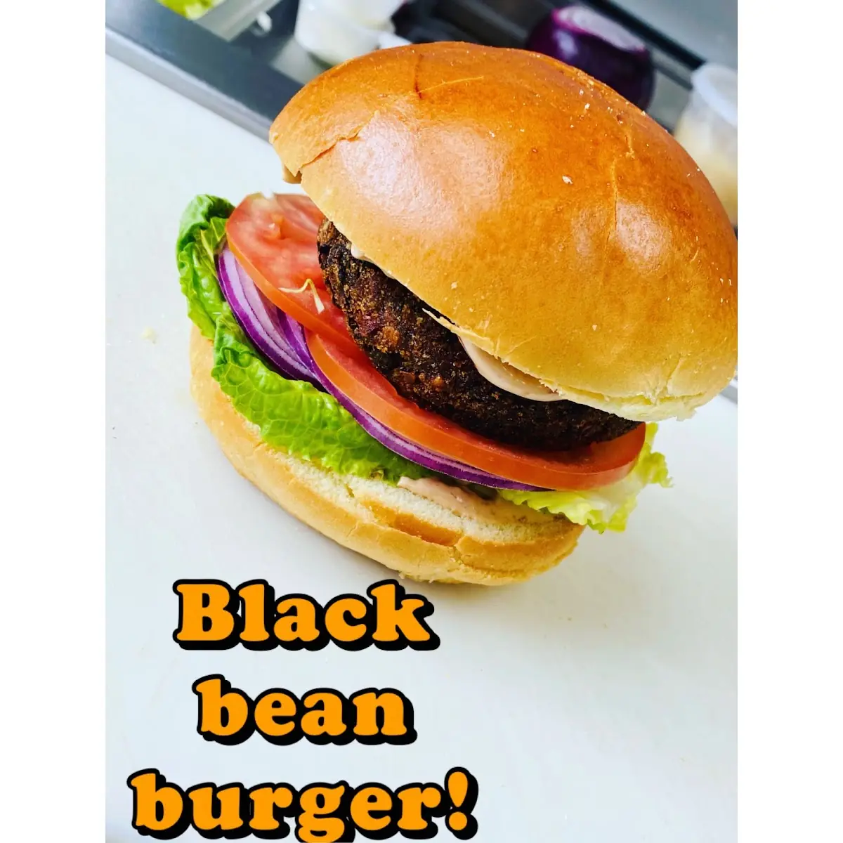 Black Bean Burger Brioche