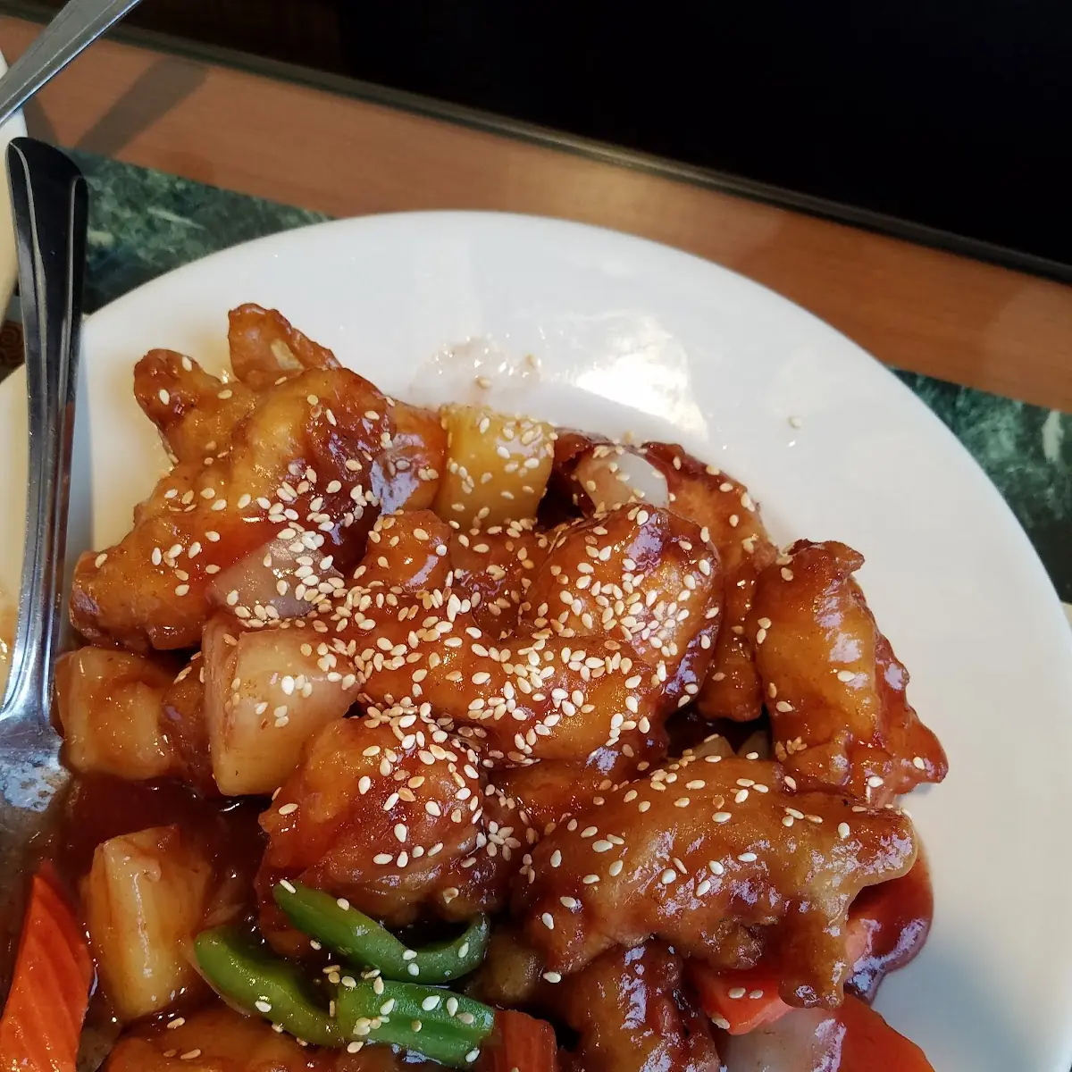 Sesame Chicken with Rice