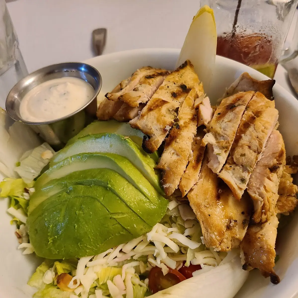 Grilled Chicken Avocado Salad