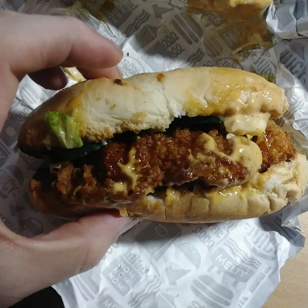 Asian Fried Chicken Sandwich