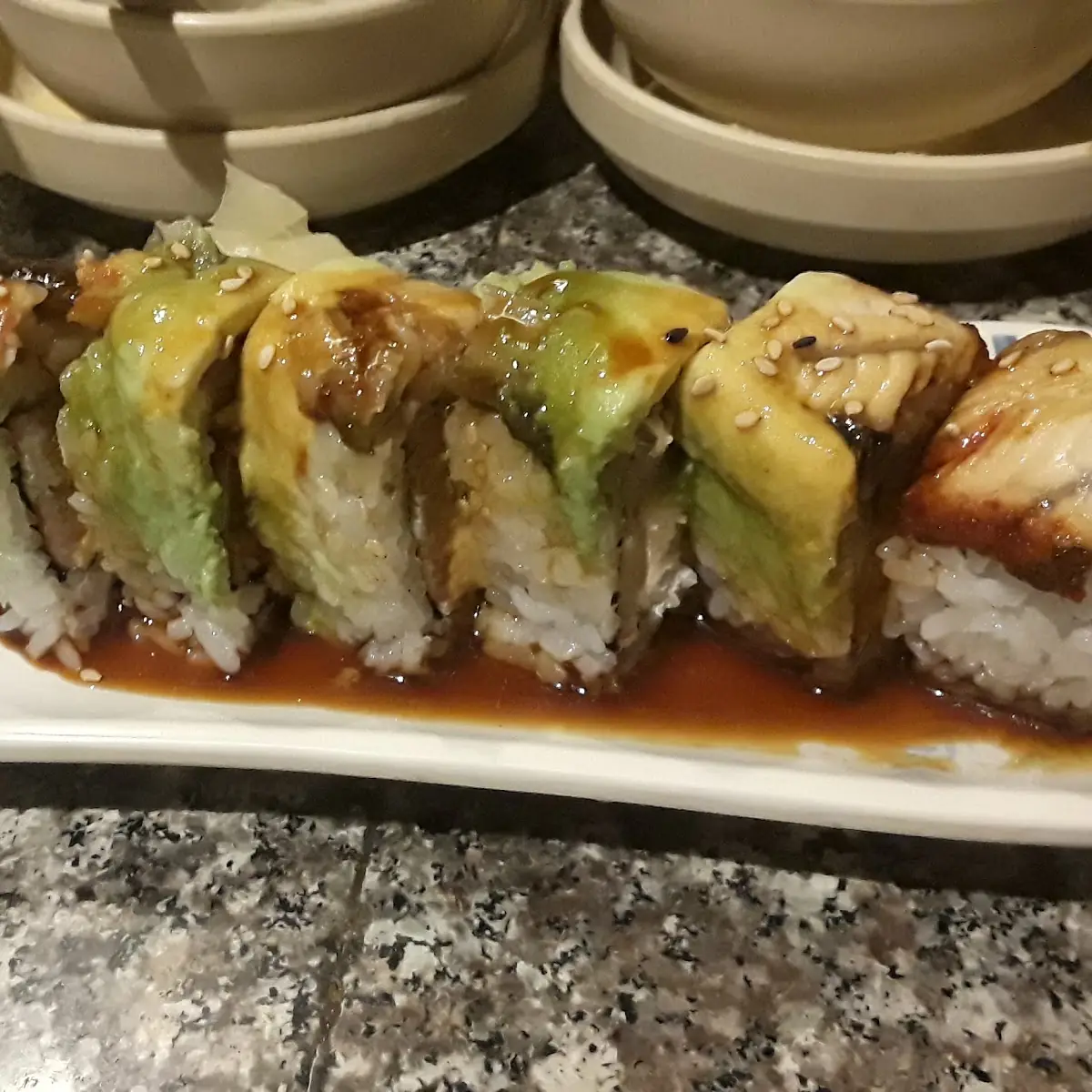 Dragon Roll Added Cream Cheese