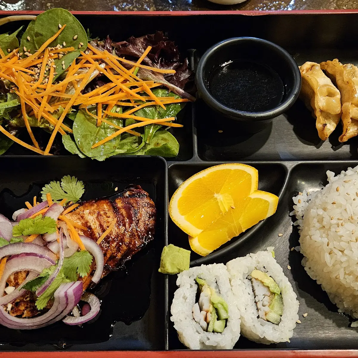 Salmon Bento Box
