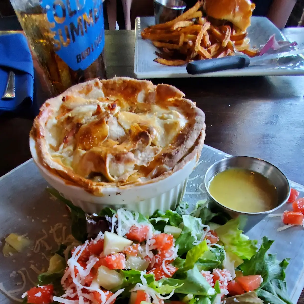 Chicken Pot Pie and Side Salad