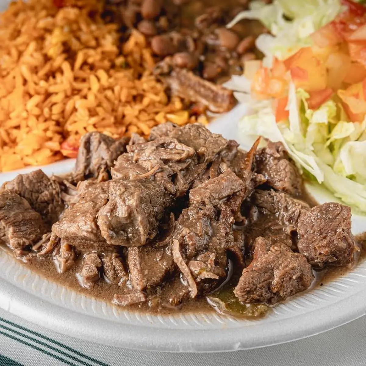 Carne Guisada Plate