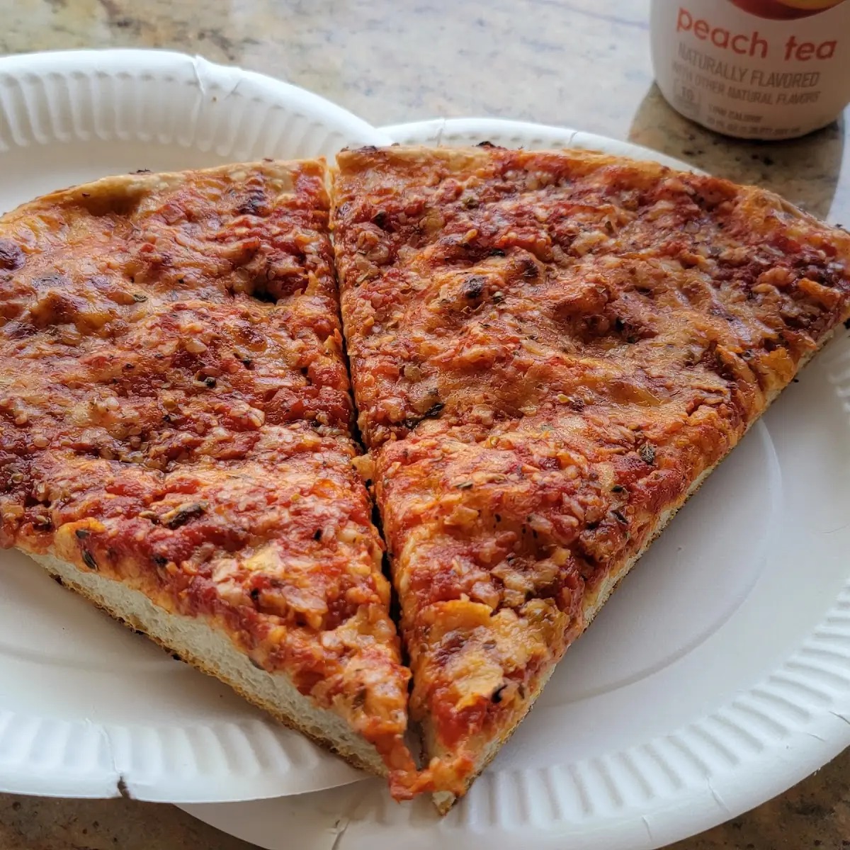 Deep Dish Cheese Pizza Slice