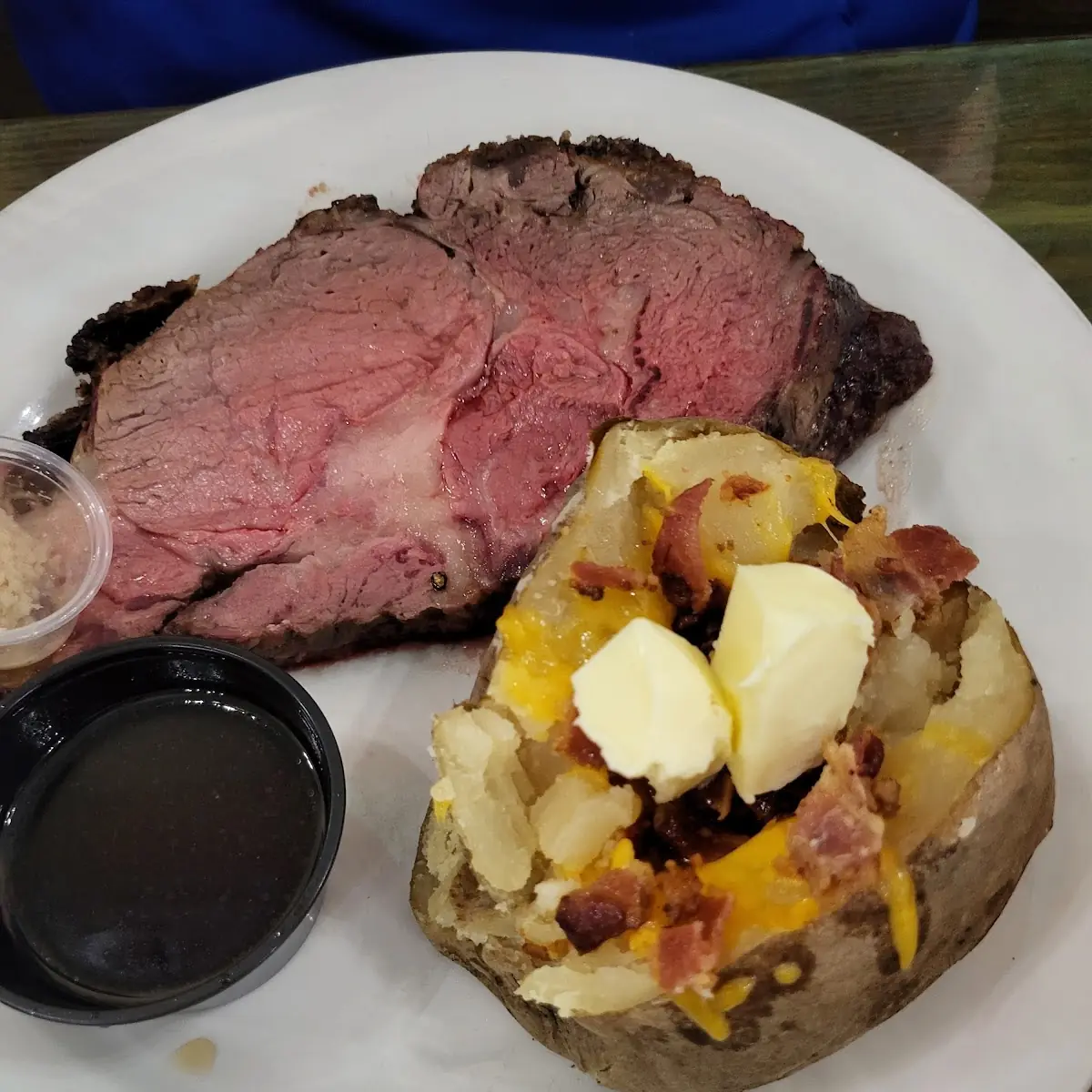 16 Oz Prime Rib with Loaded Baked Potato
