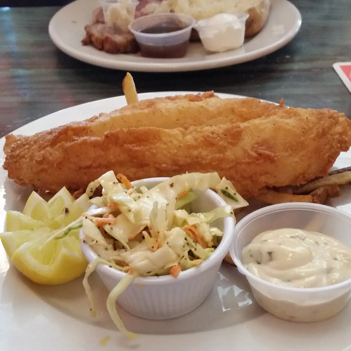 Fried Fish Dinner & Prime Rib Dinner