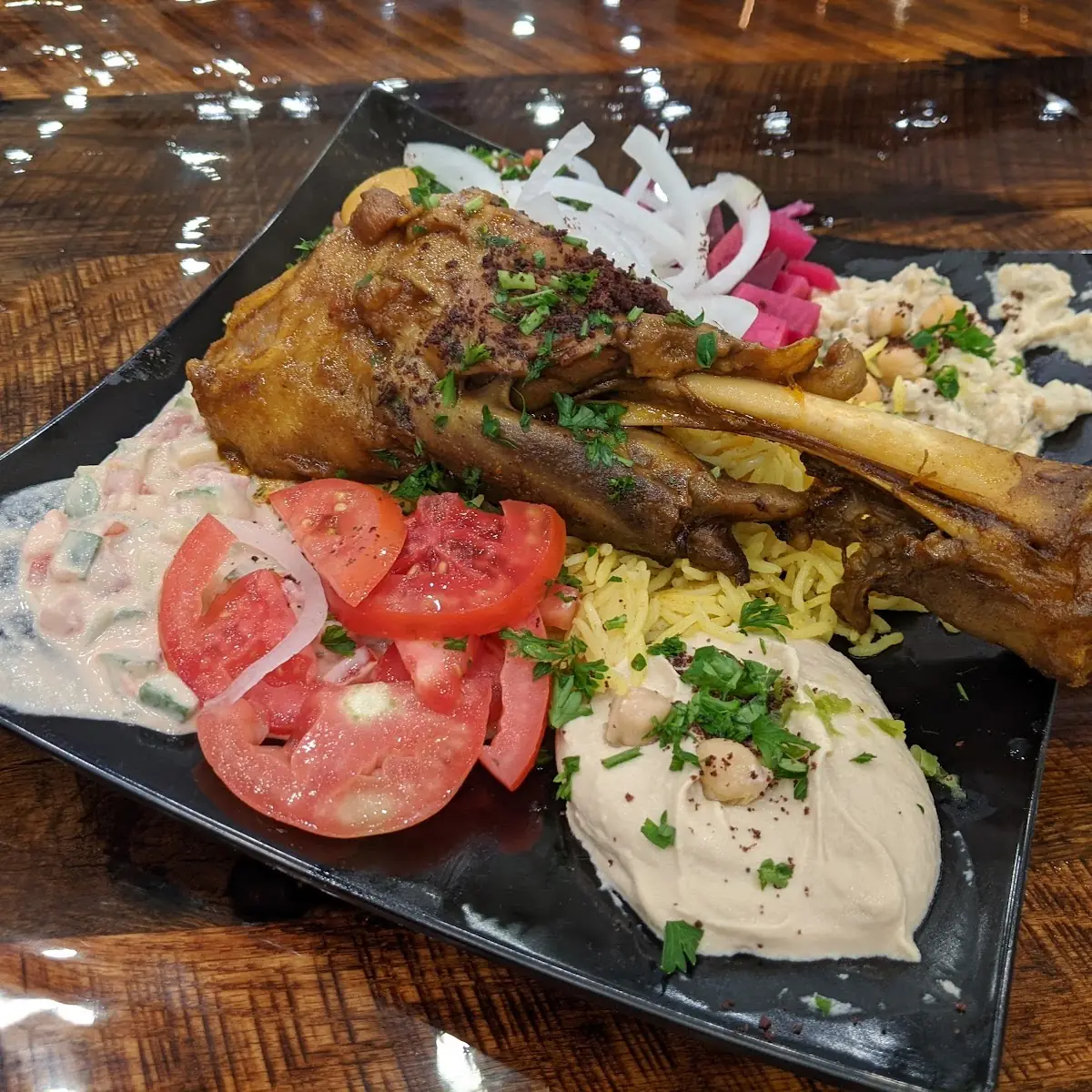 Lamb Shank Platter