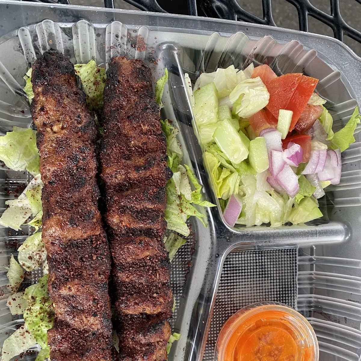 Seekh Kebab Wrap with Drink
